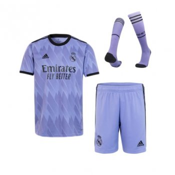 Real Madrid Jersey Away Kit(Jersey+Shorts+Socks) Replica 2022/23