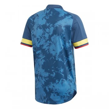 2020 Colombia Away Navy Authentic Soccer Jersey (Player Version)